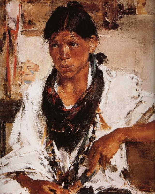 Nikolay Fechin Indian Boy China oil painting art